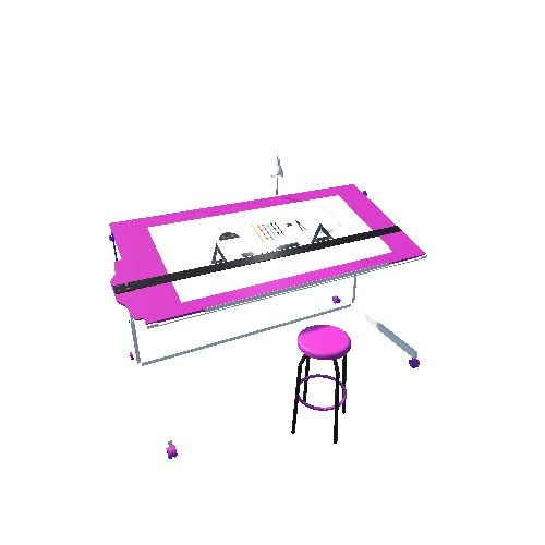 Drafting Table_1_Setup_Pink